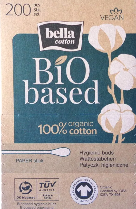 Bella Wattestäbchen Cotton Bio Based