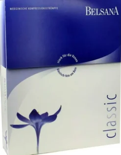 Belsana Classic K2 Ad 2 Anthrazit Ohne Spitze 2 Kniestrümpfe