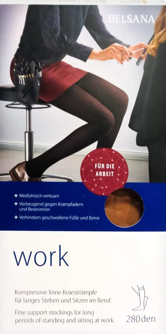 Belsana Work Ad L Make-Up Mit Spitze 2 Stück