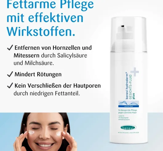 Benevi Hydroderm Gesichtsfluid Plus 50 ml Lotion