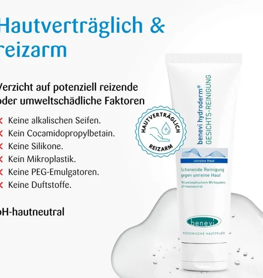 Benevi Hydroderm Gesichts-Reinigung 125 ml