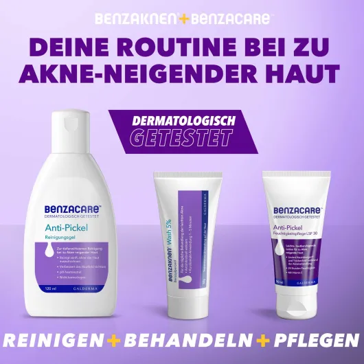 Benzacare Anti-Pickel Feuchtigkeitspflege LSF 30 50 ml