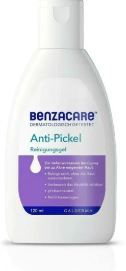Benzacare Anti-Pickel Reinigungsgel 120 ml