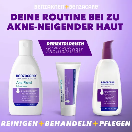 Benzacare Anti-Pickel Reinigungsgel 120 ml