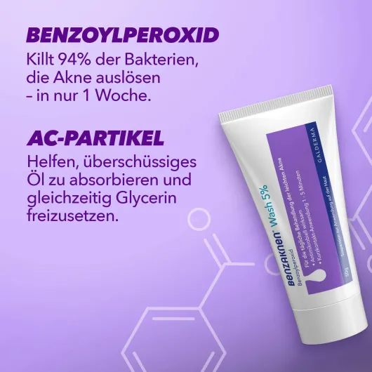 Benzaknen Wash 5 % Suspension 100g