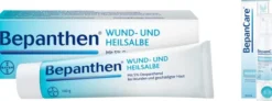 Bepanthen Wund u Heilsalbe 100g + BepanCare Narben-Gel mit Massageroller 20 ml