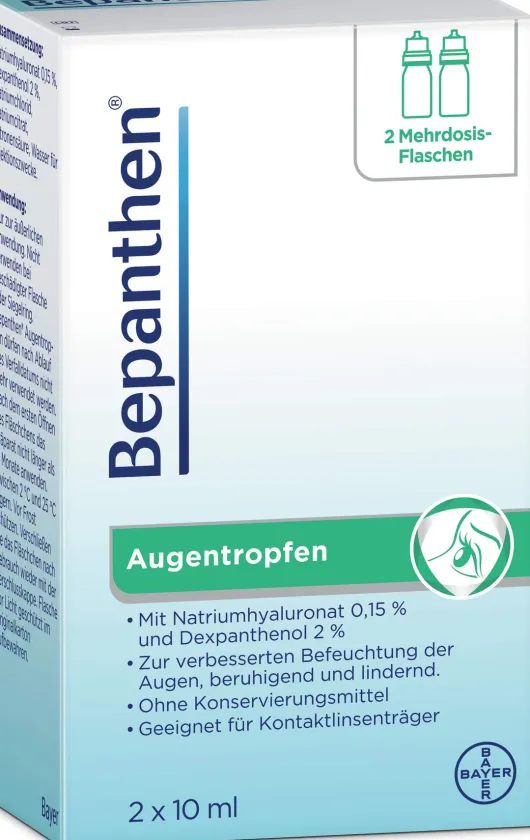 Bepanthen 2 x 10 ml Augentropfen