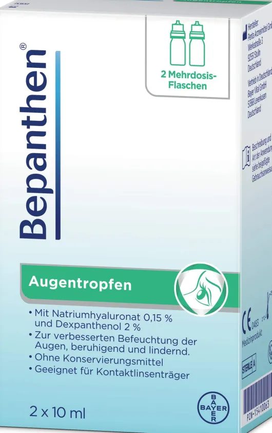 Bepanthen 2 x 10 ml Augentropfen