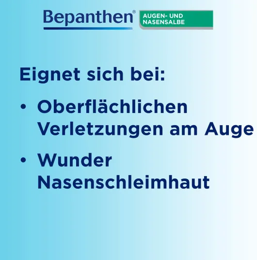 Bepanthen 20 x 0,5 ml Augentropfen + Bepanthen Augen & Nasensalbe 10 g