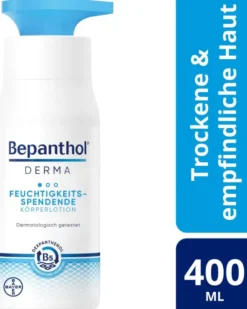 Bepanthol DERMA Feuchtigkeitsspendende Körperlotion 400 ml Pumpspender