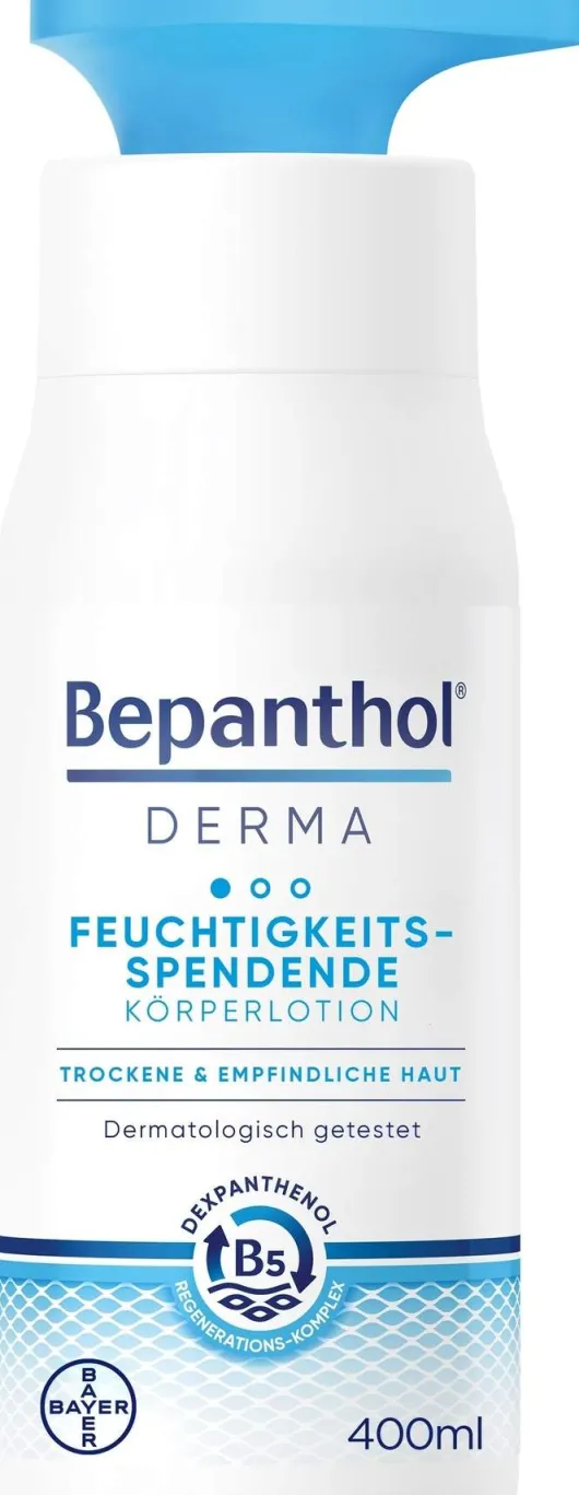 Bepanthol DERMA Feuchtigkeitsspendende Körperlotion 400 ml Pumpspender