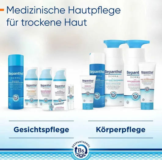 Bepanthol DERMA Feuchtigkeitsspendende Gesichtscreme mit LSF 25 50 ml Pumpflasche