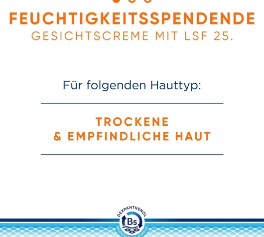 Bepanthol DERMA Feuchtigkeitsspendende Gesichtscreme mit LSF 25 50 ml Pumpflasche