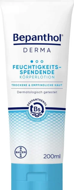 Bepanthol DERMA Feuchtigkeitsspendende Körperlotion 200 ml Tube