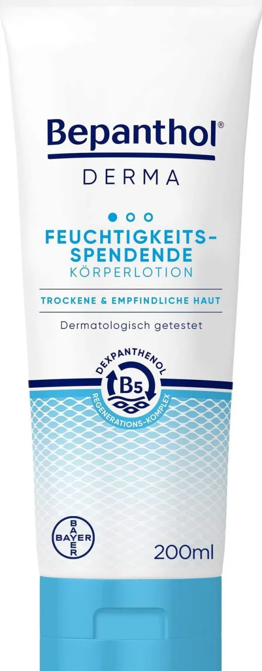 Bepanthol DERMA Feuchtigkeitsspendende Körperlotion 200 ml Tube