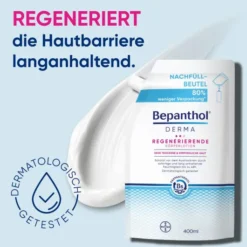 Bepanthol DERMA Regenerierende Körperlotion 400 ml Nachfüllbeutel