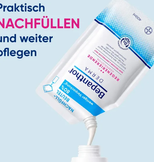 Bepanthol DERMA Regenerierende Körperlotion 400 ml Nachfüllbeutel