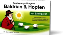 Beruhigungs Dragees Baldrian & Hopfen 30 überzogene Tabletten