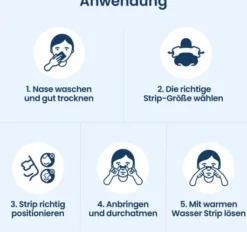 Besser Atmen Breathe Right Nasenpflaster Transparent Normal 10 Stück
