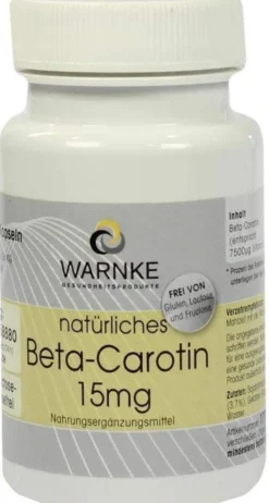 Beta Carotin 100 Kapseln 15 mg Natürlich