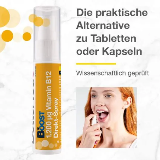 Betteryou Boost Vitamin B12 Direkt Spray Mit Aprikosengeschmack...