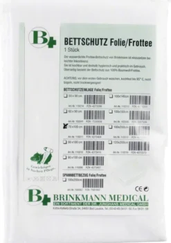 Bettschutzeinlage Folie Frottee 70x100cm