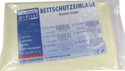 Bettschutzeinlage 90x100cm Gummi Creme