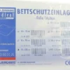 Bettschutzfolie Molton 100x200 cm