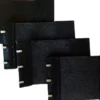 BH Erweiterung schwarz 4er Set 5,5 x 8 cm
