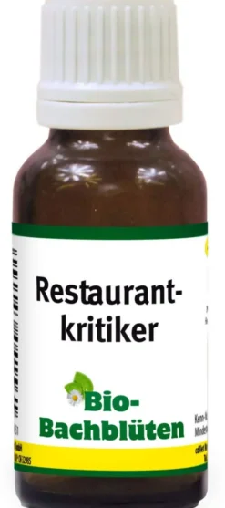 Bio Bachblüten Restaurantkritiker 20 ml