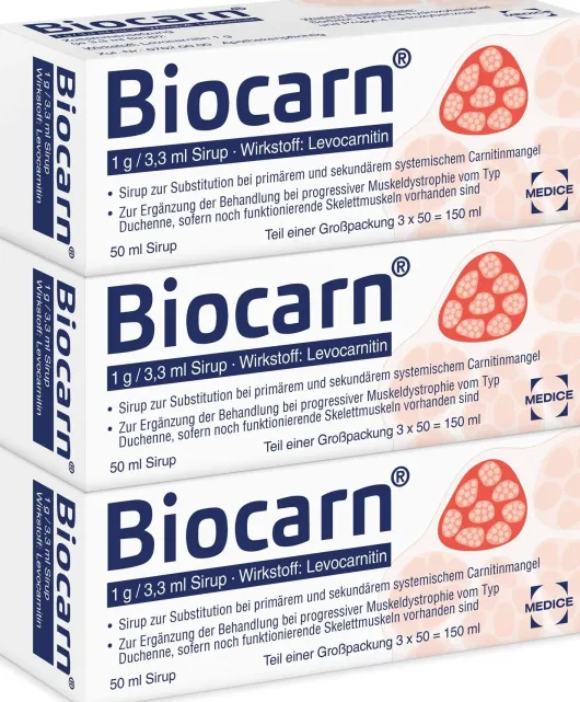 Biocarn 3 X 50 ml Sirup