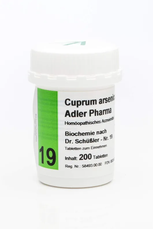 Biochemie Adler 19 Cuprum Arsenicosum D12 200 Tabletten
