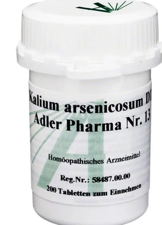 Biochemie Adler 13 Kalium Arsenicosum D 12 200 Tabletten