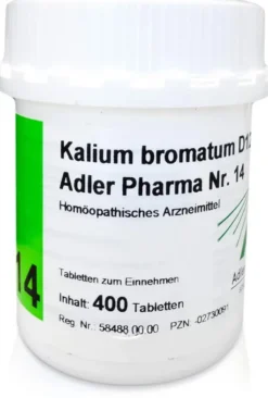 Biochemie Adler 14 Kalium Bromatum D12 Adl.Ph.Tabl 400 Tabletten