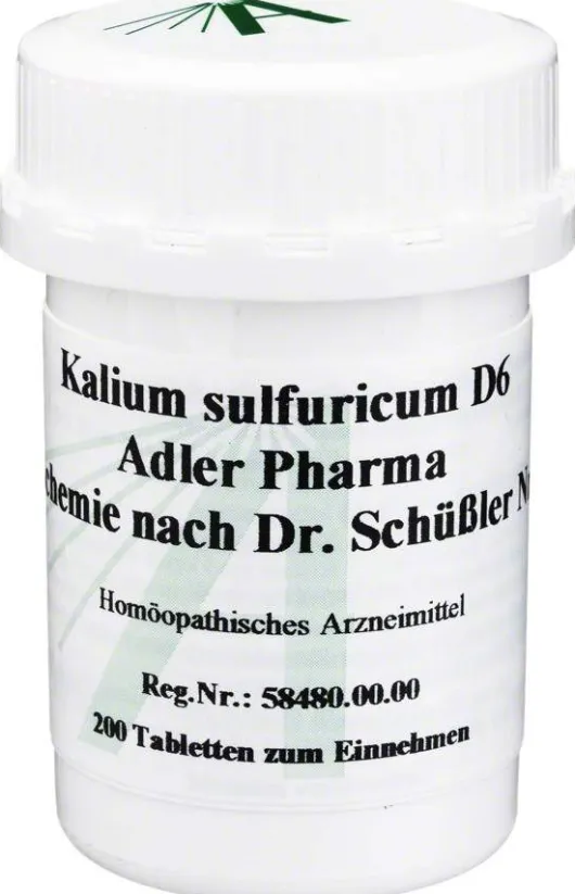 Biochemie Adler 6 Kalium Sulfuricum D6 200 Tabletten