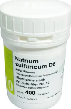Biochemie Adler 10 Natrium Sulfuricum D6 400 Tabletten