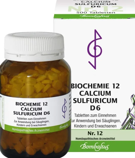Biochemie Bombastus 12 Calcium Sulfuricum D 6 500 Tabletten