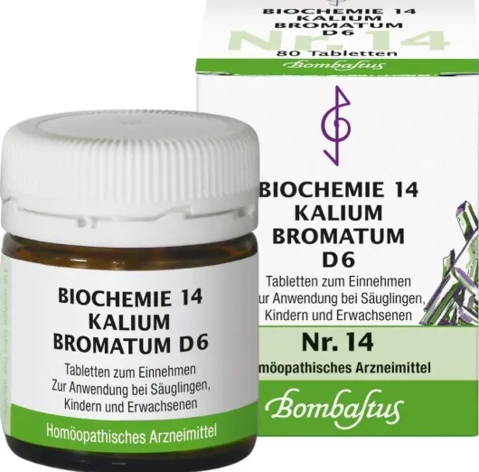 Biochemie Bombastus 14 Kalium Bromatum D 6 80 Tabletten