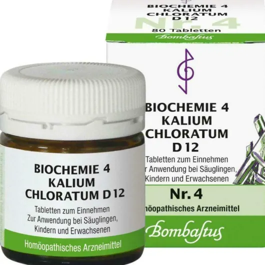 Biochemie Bombastus 4 Kalium Chloratum D 12 80 Tabletten