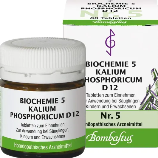 Biochemie Bombastus 5 Kalium Phosphoricum D 12 80 Tabletten