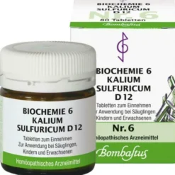 Biochemie Bombastus 6 Kalium Sulfuricum D 12 80 Tabletten