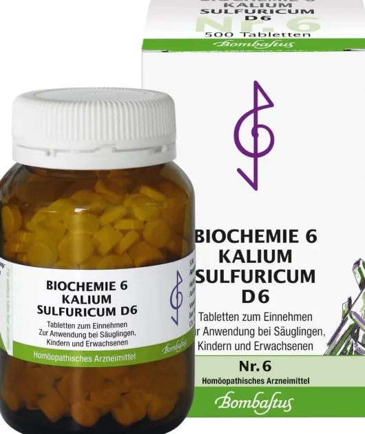 Biochemie Bombastus 6 Kalium sulfuricum D 6 500 Tabletten