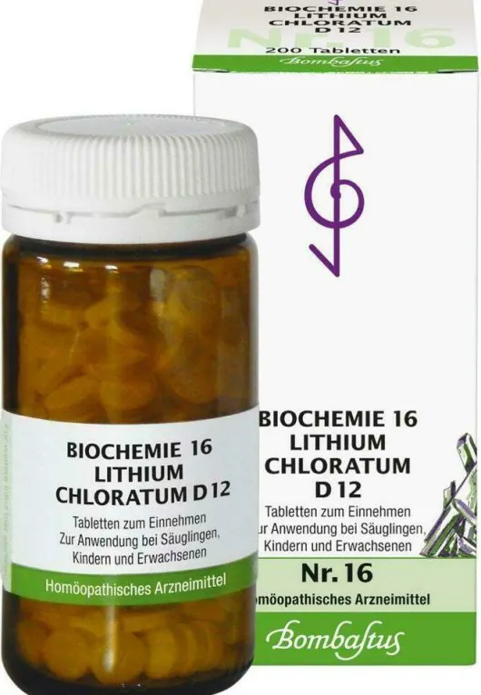 Biochemie Bombastus 16 Lithium Chloratum D 12 200 Tabletten