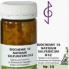 Biochemie Bombastus 10 Natrium Sulfuricum D 12 200 Tabletten