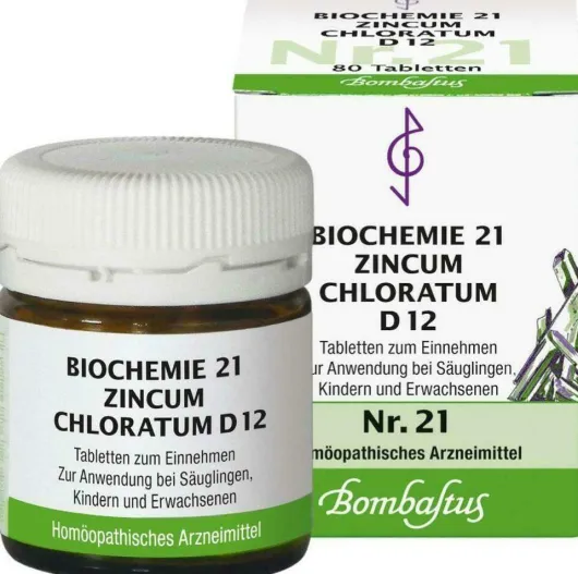 Biochemie Bombastus 21 Zincum Chloratum D 6 80 Tabletten