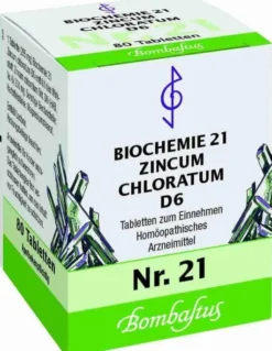 Biochemie Bombastus 21 Zincum Chloratum D 6 80 Tabletten