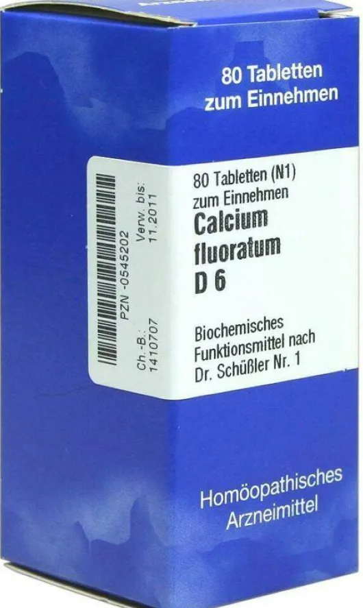 Biochemie 1 Calcium Fluoratum D 6 80 Tabletten