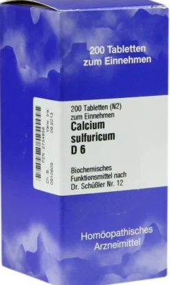 Biochemie 12 Calcium Sulfuricum D 6 200 Tabletten