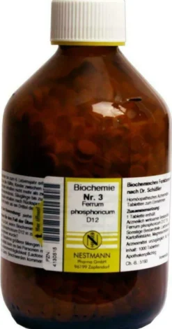 Biochemie 3 Ferrum Phosphoricum D 12 1000 Tabletten