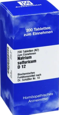 Biochemie Iso 10 Natrium Sulfuricum D12 200 Tabletten